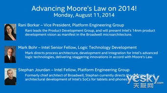 開幕在即 2014秋季英特爾信息技術峰會網絡技術開發前瞻